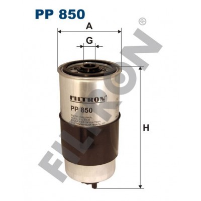 Filtro de Combustible Filtron PP850 Audi 100, 80, A4 (B5/8D), A6 (4A/C4), A6 (4B/C5), A6 Quattro/Allroad, Cabriolet