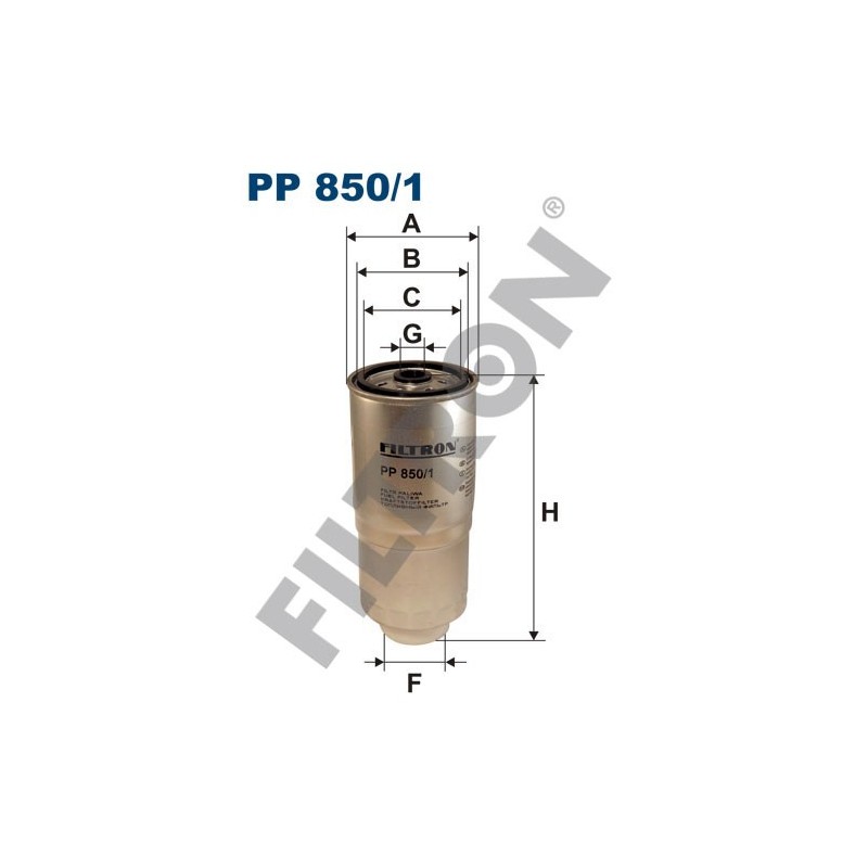 Filtro de Combustible Filtron PP850/1 Audi 100