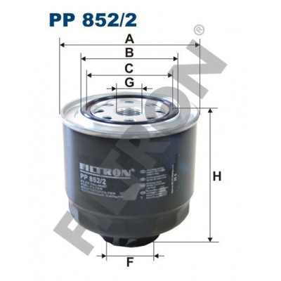 Filtro de Combustible Filtron PP852/2 Mitsubishi L200