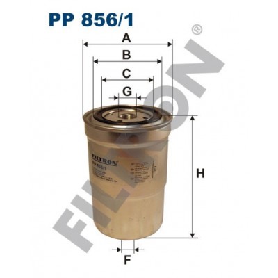 Filtro de Combustible Filtron PP856/1 Mitsubishi Pajero III