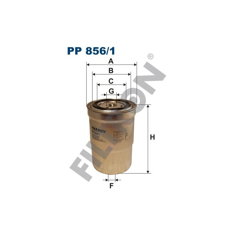 Filtro de Combustible Filtron PP856/1 Mitsubishi Pajero III