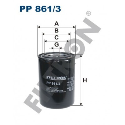 Filtro de Combustible Filtron PP861/3