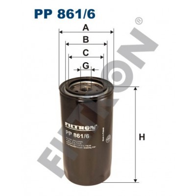 Filtro de Combustible Filtron PP861/6