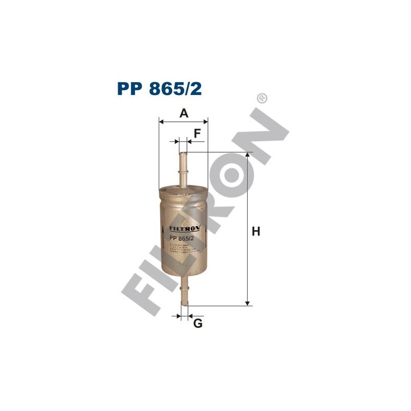 Filtro de Combustible Filtron PP865/2 Ford Explorer II, Focus, Tourneo Connect, Transit Connect, Jaguar S-Type (CCX)