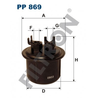 Filtro de Combustible Filtron PP869