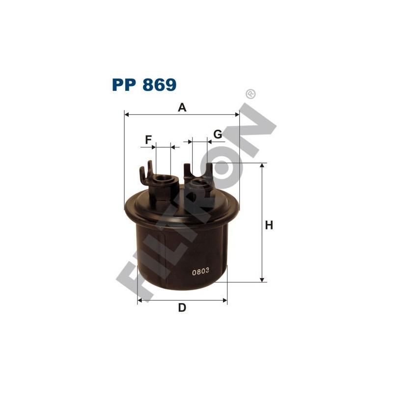 Filtro de Combustible Filtron PP869