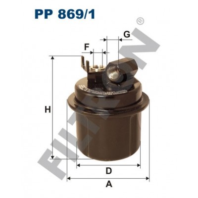 Filtro de Combustible Filtron PP869/1