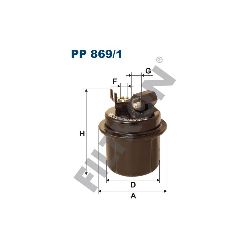 Filtro de Combustible Filtron PP869/1