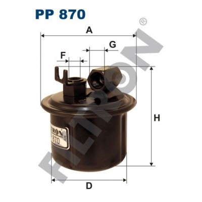 Filtro de Combustible Filtron PP870 Honda Accord IV (90-93), Accord V (93-98), Civic V, CRX Targa, Rover 600