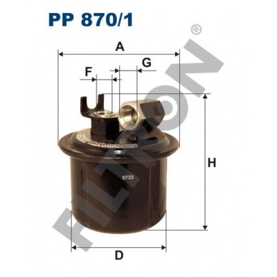 Filtro de Combustible Filtron PP870/1 Honda Accord V (93-98), Rover 600