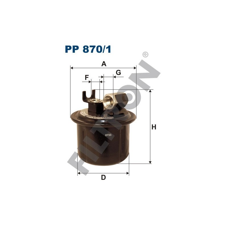 Filtro de Combustible Filtron PP870/1 Honda Accord V (93-98), Rover 600