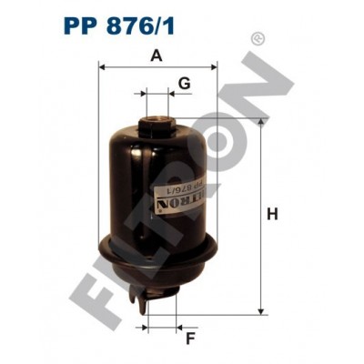Filtro de Combustible Filtron PP876/1