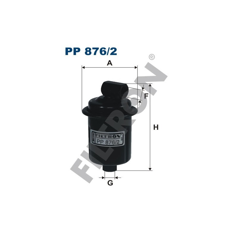 Filtro de Combustible Filtron PP876/2 Hyundai Atos