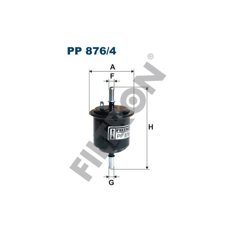 Filtro de Combustible Filtron PP876/4 Hyundai Accent II