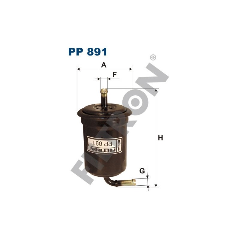 Filtro de Combustible Filtron PP891