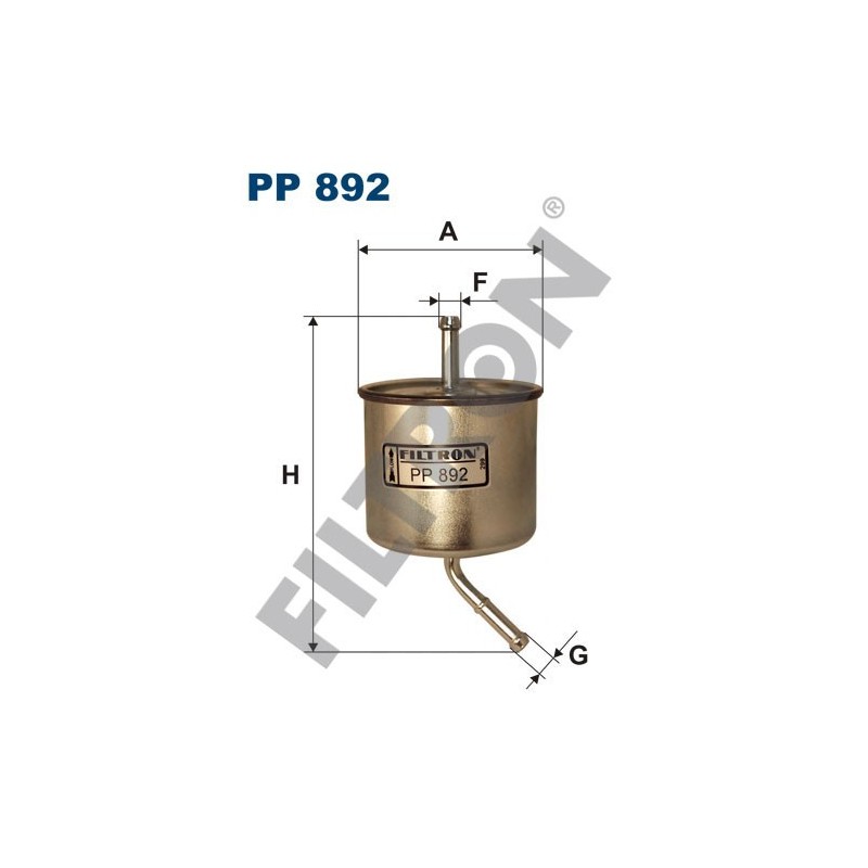 Filtro de Combustible Filtron PP892 Ford Probe