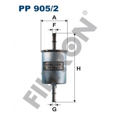 Filtro de Combustible Filtron PP905/2 Chevrolet Europe (GM) Epica, Evanda, Lacetti, Rezzo, Spark, Daewoo (Chevrolet) Lanos