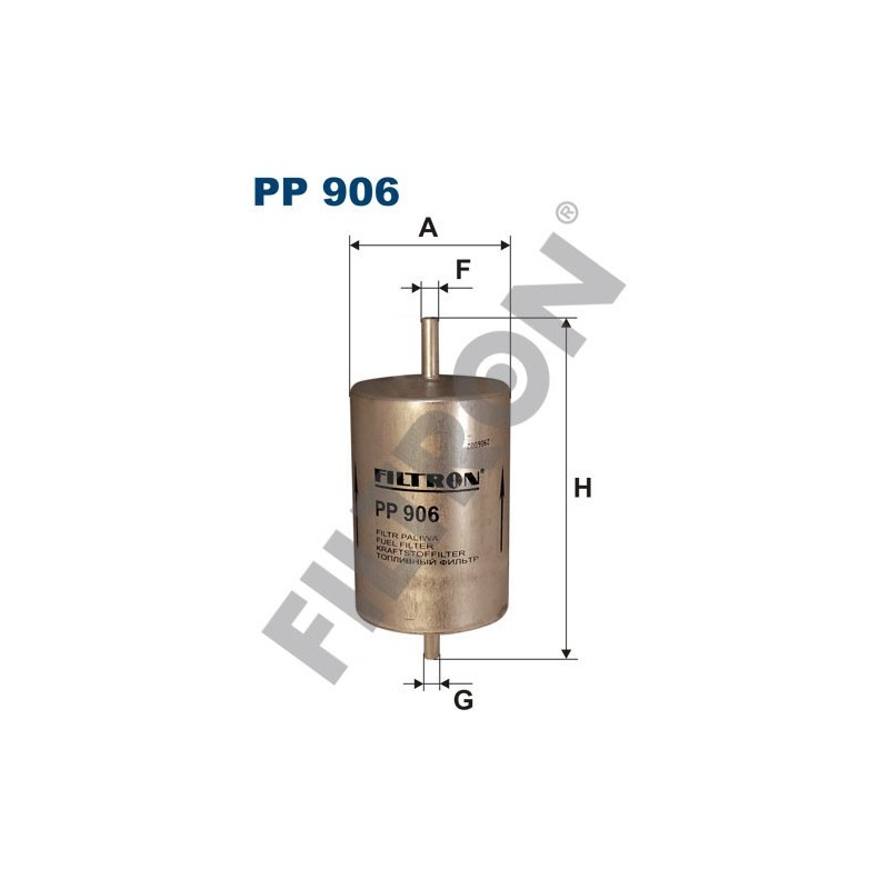 Filtro de Combustible Filtron PP906 Renault Laguna I, Safrane