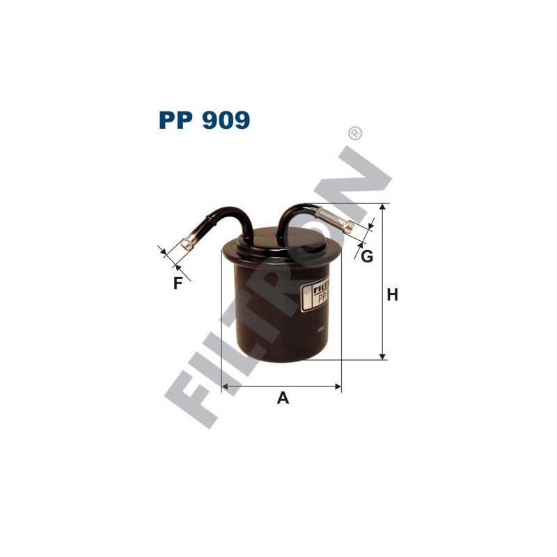 Filtro de Combustible Filtron PP909 Subaru Forester, Impreza I, Impreza II, Legacy I, Legacy II, SVX