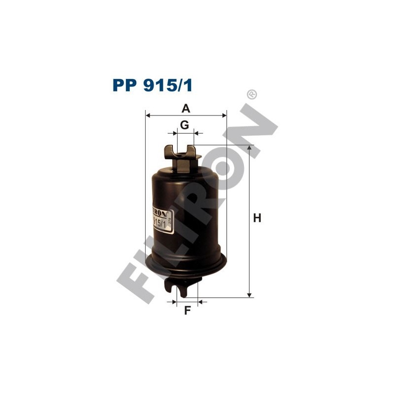 Filtro de Combustible Filtron PP915/1 Hyundai Sonata, Mitsubishi Galant III (84-87), Suzuki Samurai