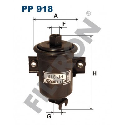 Filtro de Combustible Filtron PP918 Toyota Corolla VI (87-93), Corolla VII (92-97)