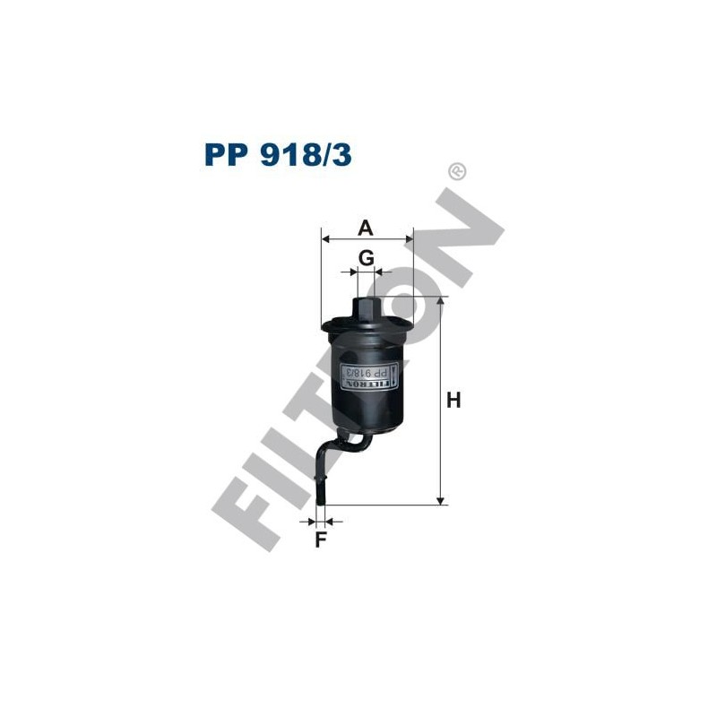 Filtro de Combustible Filtron PP918/3 Toyota Avensis I, Avensis Verso