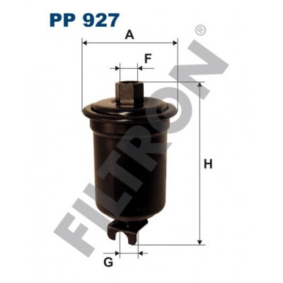 Filtro de Combustible Filtron PP927 Daihatsu Valera, Mitsubishi Colt IV, Lancer V, Toyota Avensis I, Camry FF, Carina E