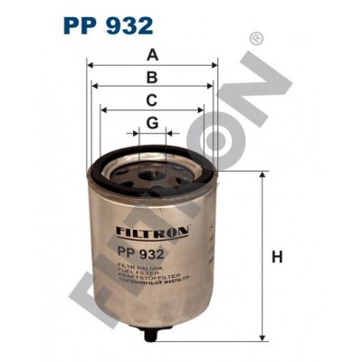 Filtro de Combustible Filtron PP932 Mitsubishi Carisma, Renault Espace III (96-02), Laguna I, Volvo S40, V40