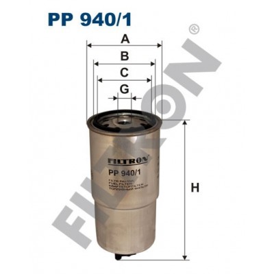 Filtro de Combustible Filtron PP940/1 BMW Serie 3 (E36), Serie 7 (E38)