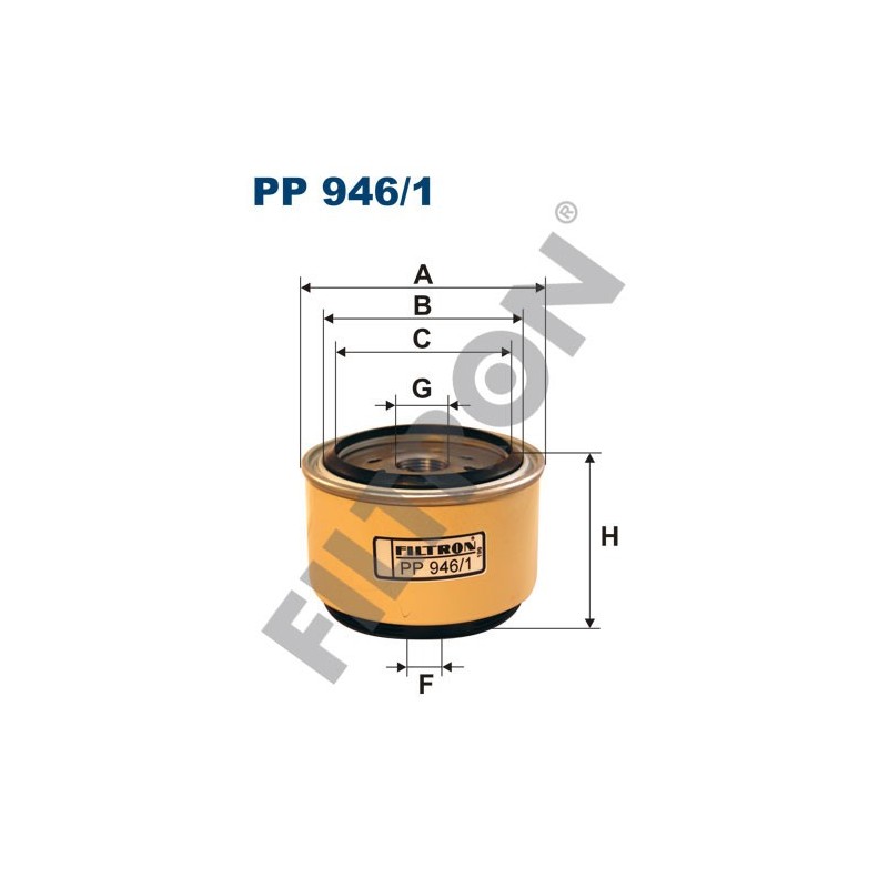 Filtro de Combustible Filtron PP946/1 Chrysler Grand Voyager II, Voyager II (GS)