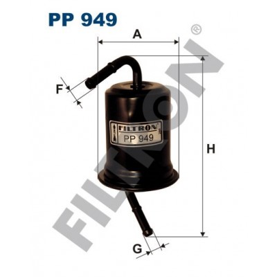 Filtro de Combustible Filtron PP949