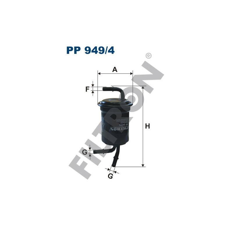 Filtro de Combustible Filtron PP949/4 Kia Carens, Carens II, Shuma I, Shuma II