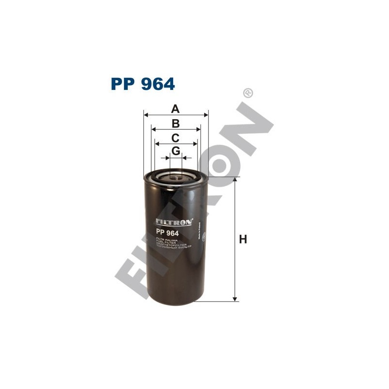 Filtro de Combustible Filtron PP964