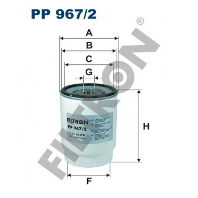 Filtro de Combustible Filtron PP967/2