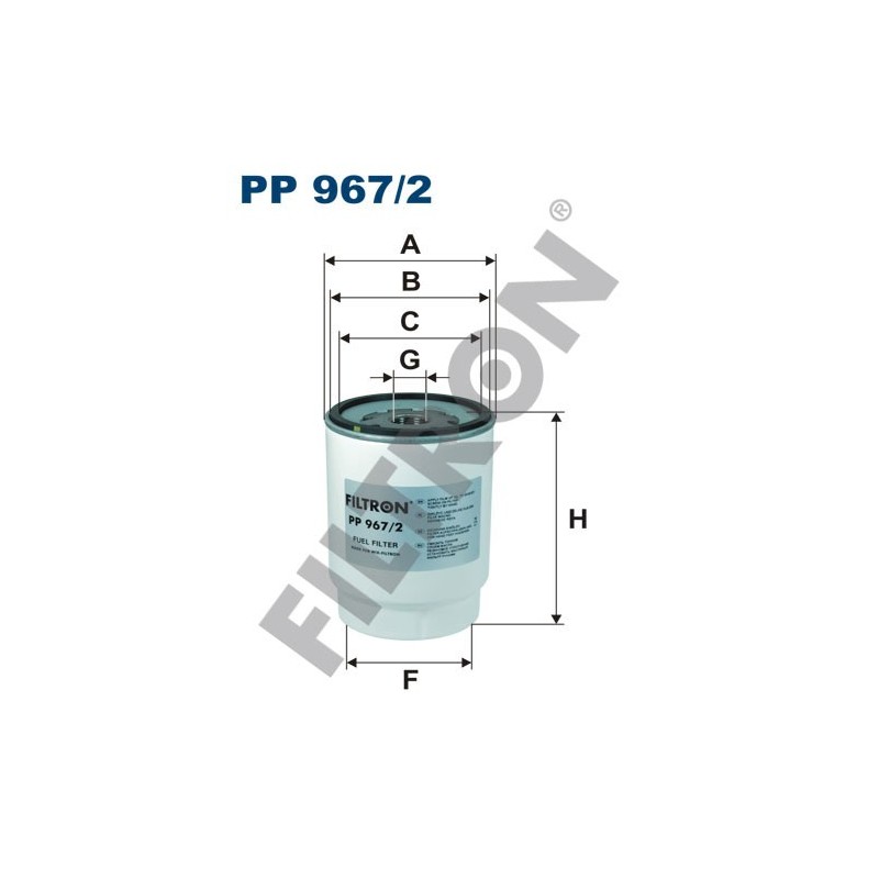 Filtro de Combustible Filtron PP967/2