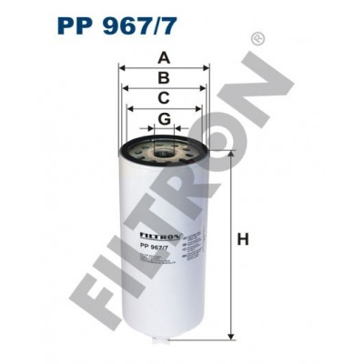 Filtro de Combustible Filtron PP967/7