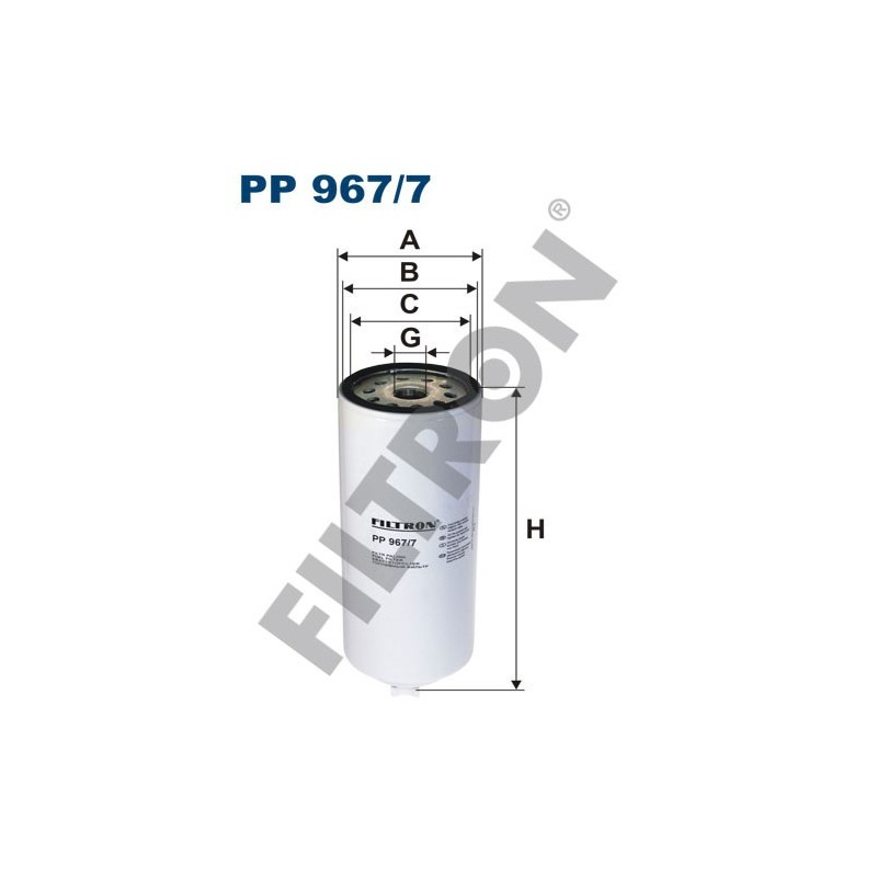 Filtro de Combustible Filtron PP967/7