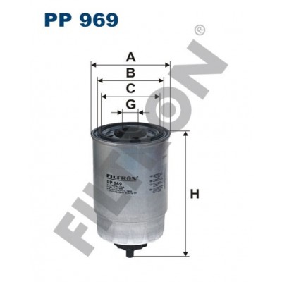 Filtro de Combustible Filtron PP969 Landrover Defender (90-), Discovery II