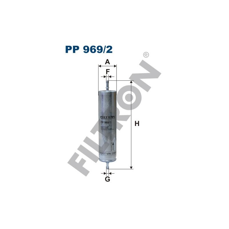 Filtro de Combustible Filtron PP969/2 Landrover Freelander I