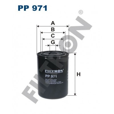 Filtro de Combustible Filtron PP971