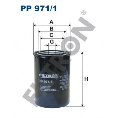 Filtro de Combustible Filtron PP971/1