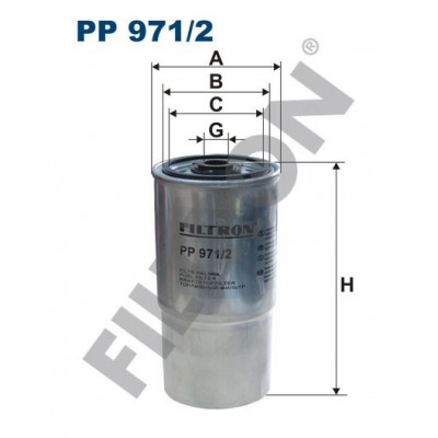 Filtro de Combustible Filtron PP971/2 Renault (RVI) Mascott