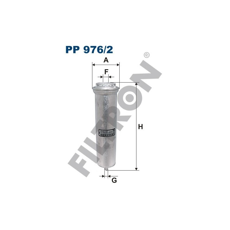 Filtro de Combustible Filtron PP976/2 BMW 1 (E81/E82/E87/E88), 5 (E60/E61/F10/F11/F18), 5 GT (F07GT), 6 (E63/E64/F12)