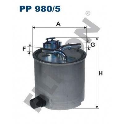 Filtro de Combustible Filtron PP980/5 Dacia Logan, Sandero, Renault Logan, Sandero