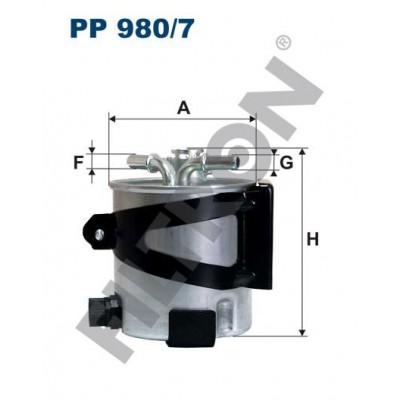 Filtro de Combustible Filtron PP980/7 Renault Megane II, Scenic II