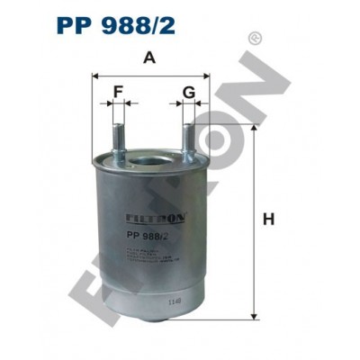Filtro de Combustible Filtron PP988/2 Renault Fluence, Megane CC, Megane III, Scenic III