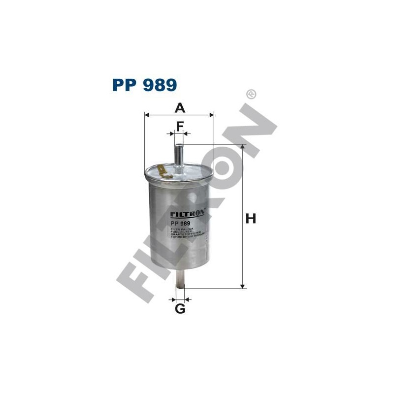 Filtro de Combustible Filtron PP989