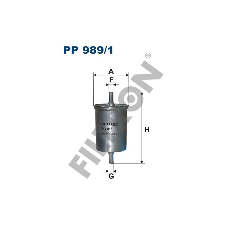 Filtro de Combustible Filtron PP989/1 Smart Fortwo II