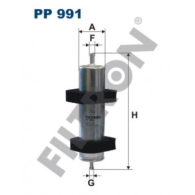 Filtro de Combustible Filtron PP991 Audi A4 (B8/8K), A5 (8T), A 7(4K), A8 II (4H), Q5 (8R), Q7 (4L)