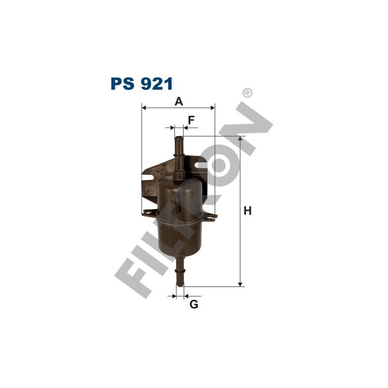 Filtro de Combustible Filtron PS921 Fiat Albea, Palio, Seicento, Siena, Strada, Uno